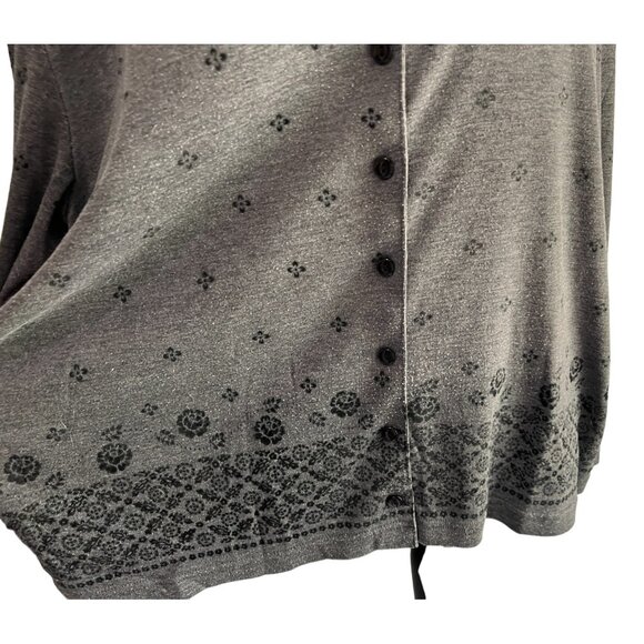 Vintage Carolina Colours Plus Grey Button Front Cardigan Sz 22/24 Womens Plus Gr - Picture 5 of 13